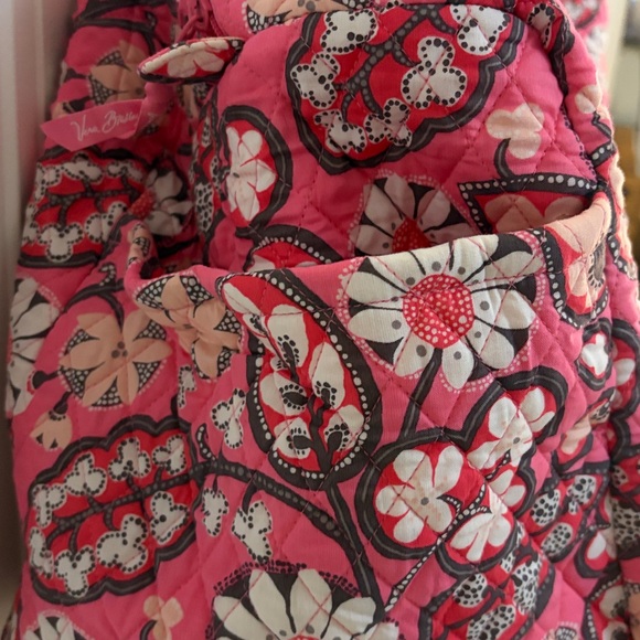 Vera Bradley Pink and Red Floral Weekender Travel Bag - Picture 2 of 5